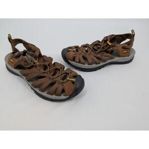 KEENS Womens 10 Whisper Brown Outdoors Hiking Sandals Waterproof Camping Fishing